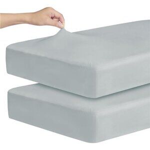 Crib Sheets for Boys Girls, 2 Pack - Fitted for Standard Crib